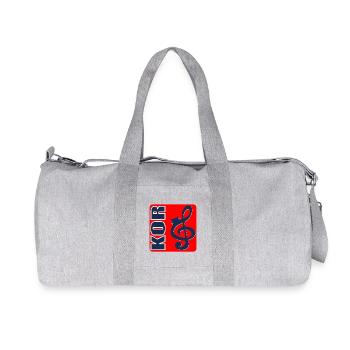 Chœur des chats - Sac de sport en toile recyclée Stanley/Stella - gris chiné - Devant