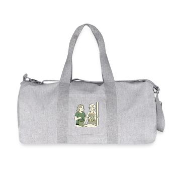 Mamie Karin - Sac de sport en toile recyclée Stanley/Stella - gris chiné - Devant