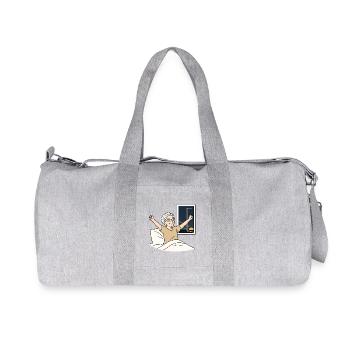 Mamie Karin - Sac de sport en toile recyclée Stanley/Stella - gris chiné - Devant