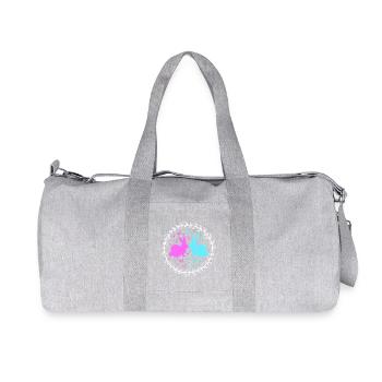 Gender Reveal Ostern Werdende Mutter - Recycelte Canvas-Sporttasche von Stanley/Stella - Grau meliert - Vorne