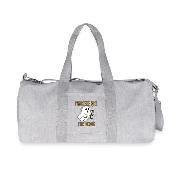 Ici pour les huées - Halloween 2025 - Sac de sport en toile recyclée Stanley/Stella - gris chiné - Devant