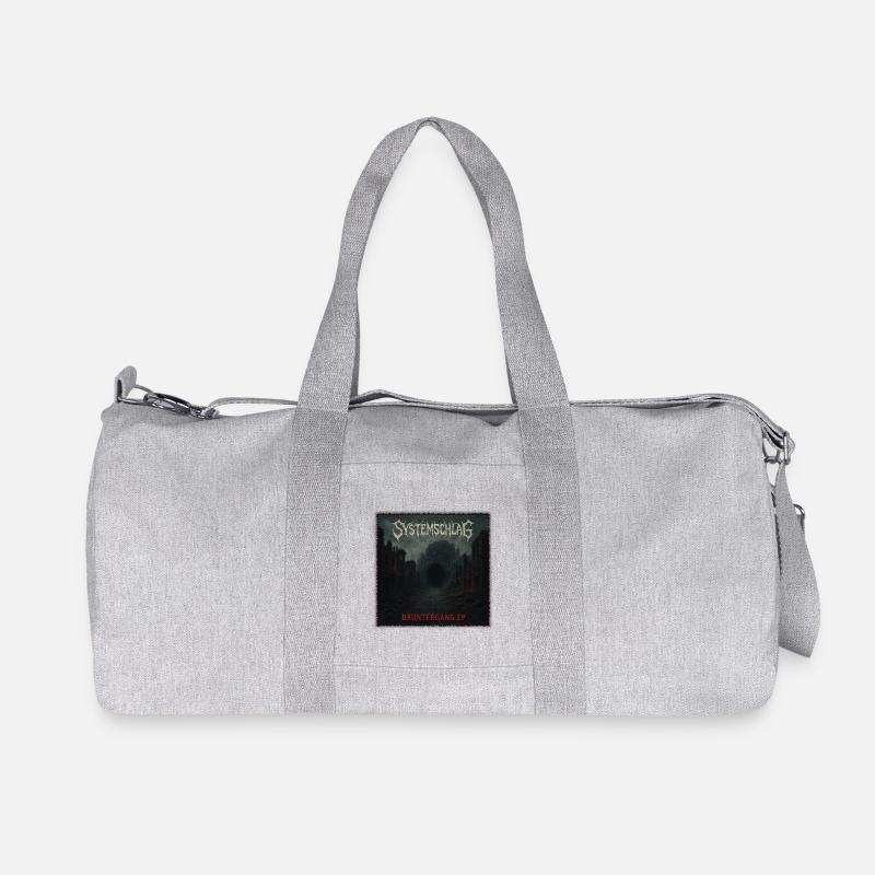 Système de marchandisage de bande de course - Sac de sport en toile recyclée Stanley/Stella - gris chiné