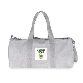 Matcha Mood  - Recycelte Canvas-Sporttasche von Stanley/Stella - Grau meliert - Vorne