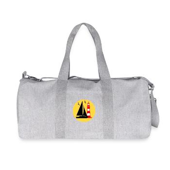 Voile - Sac de sport en toile recyclée Stanley/Stella - gris chiné - Devant