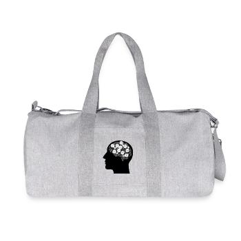 Padel in my mind - Sac de sport en toile recyclée Stanley/Stella - gris chiné - Devant