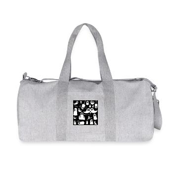 Ghosts - Recycled Canvas Sports Bag by Stanley/Stella - heather grey - Front