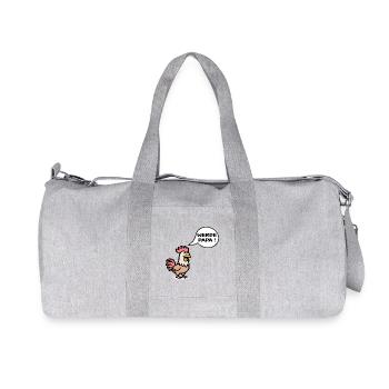 Papa Farmer - Chicken Farmer - Recycled Canvas Sports Bag by Stanley/Stella - heather grey - Front