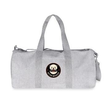 Emblème Nutter Noodles – Insigne minimal streetwear - Sac de sport en toile recyclée Stanley/Stella - gris chiné - Devant