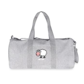 Unschaf - Recycelte Canvas-Sporttasche von Stanley/Stella - Grau meliert - Vorne
