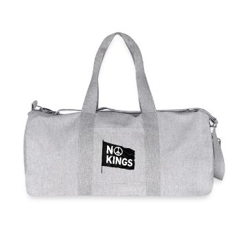 PAS DE ROIS Paix - Sac de sport en toile recyclée Stanley/Stella - gris chiné - Devant
