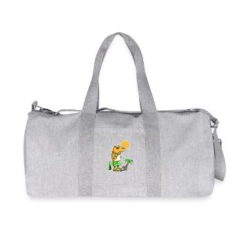 Capybara à la plage - Sac de sport en toile recyclée Stanley/Stella - gris chiné - Devant
