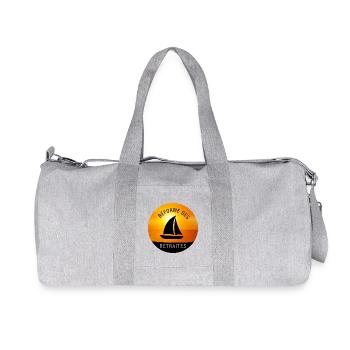 Reforme_des_retraites - Sac de sport en toile recyclée Stanley/Stella - gris chiné - Devant