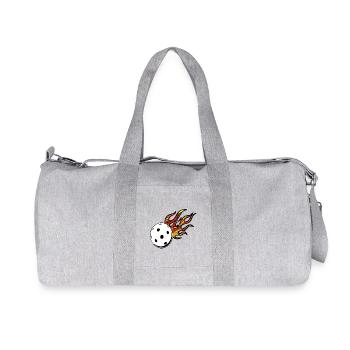 Floorball, Floorball, Fireball - Sac de sport en toile recyclée Stanley/Stella - gris chiné - Devant