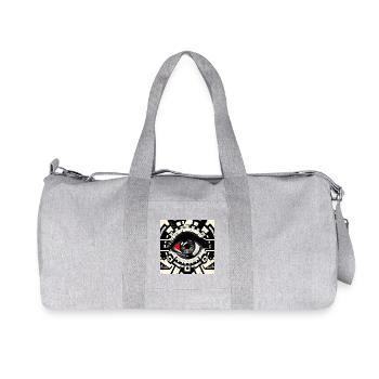 Machine Eye in the Geometry Kaleidoscope - Recycled Canvas Sports Bag by Stanley/Stella - heather grey - Front