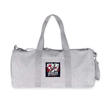 Greenland Not For Sale - Hands Off - Polar Bear - Recycled Canvas Sports Bag by Stanley/Stella - heather grey - Front