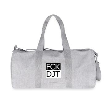 Provocative Block Typography Protest - Recycled Canvas Sports Bag by Stanley/Stella - heather grey - Front