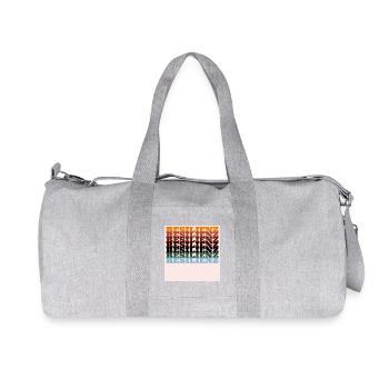 Resilience Colored Print Typography - Recycled Canvas Sports Bag by Stanley/Stella - heather grey - Front