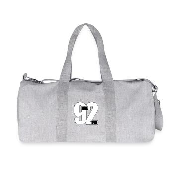 92 NINE TWO! - Recycled Canvas Sports Bag by Stanley/Stella - heather grey - Front