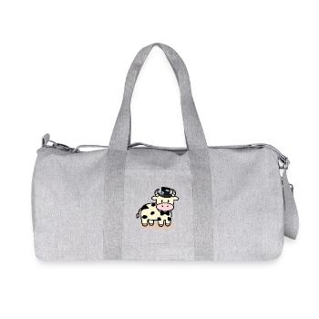 Marié Vache de mariage - Sac de sport en toile recyclée Stanley/Stella - gris chiné - Devant