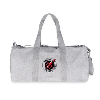Abi 26 Ignition And Liftoff (Abitur 2026 / POS3C) - Recycelte Canvas-Sporttasche von Stanley/Stella - Grau meliert - Vorne