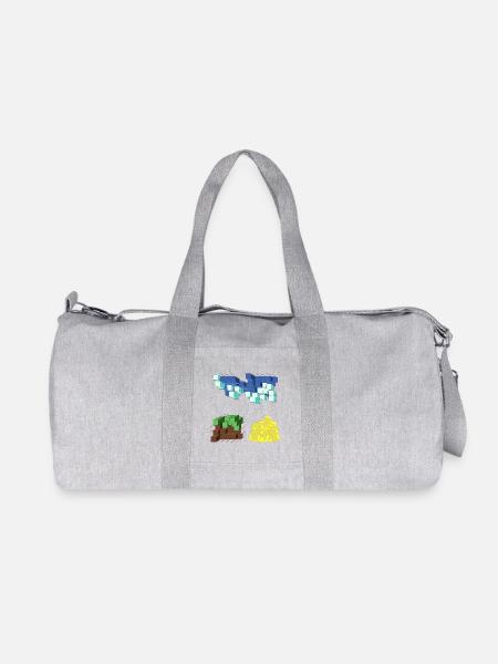ONIRIC GAP - Recycled Canvas Sports Bag by Stanley/Stella - heather grey