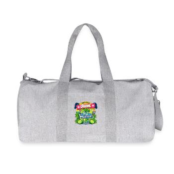 Save the water, drink Mojitos - Recycled Canvas Sports Bag by Stanley/Stella - heather grey - Front