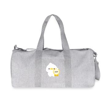 Canard Certifié Déséquilibré - Sac de sport en toile recyclée Stanley/Stella - gris chiné - Devant