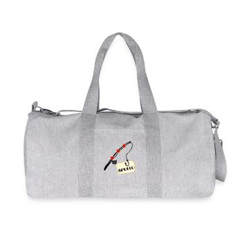 Spain Grandfather Fisherman - Recycled Canvas Sports Bag by Stanley/Stella - heather grey - Front