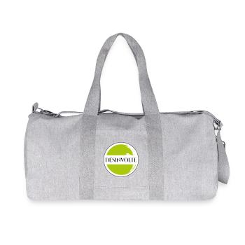 Désinvolte  - Sac de sport en toile recyclée Stanley/Stella - gris chiné - Devant