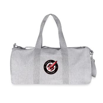 Promotion de 26 – Nous décollons comme une fusée ! (NÉGATIF Rouge) - Sac de sport en toile recyclée Stanley/Stella - gris chiné - Devant