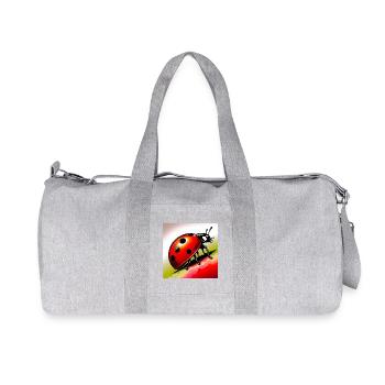 ladybird - Recycled Canvas Sports Bag by Stanley/Stella - heather grey - Front