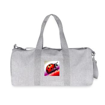 ladybird - Recycled Canvas Sports Bag by Stanley/Stella - heather grey - Front