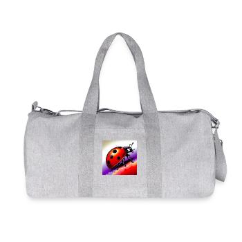 ladybird - Recycled Canvas Sports Bag by Stanley/Stella - heather grey - Front