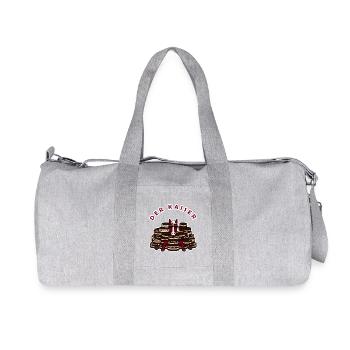 vienna austria cake luxury horse sweet - Recycled Canvas Sports Bag by Stanley/Stella - heather grey - Front
