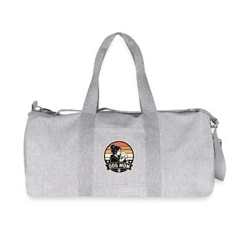 Maman chien - Sac de sport en toile recyclée Stanley/Stella - gris chiné - Devant