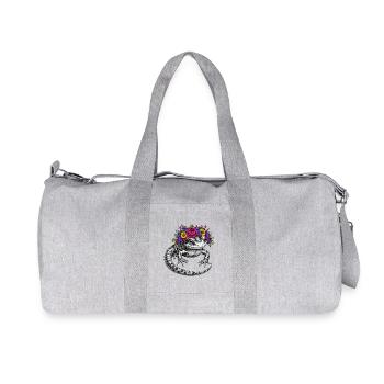 Couronne de Salamandres de la Flore - Sac de sport en toile recyclée Stanley/Stella - gris chiné - Devant