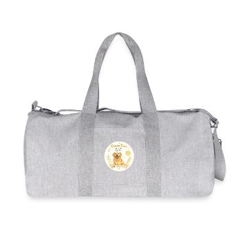 Dream Team - Mit Herz und Pfote - Recycelte Canvas-Sporttasche von Stanley/Stella - Grau meliert - Vorne