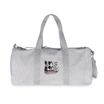 Kassa Offen Nerven Geschlossen - Recycelte Canvas-Sporttasche von Stanley/Stella - Grau meliert - Vorne
