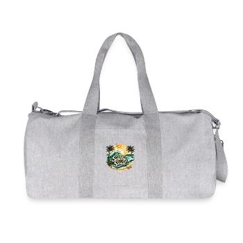 Salty Soul Beach Shirt - Recycelte Canvas-Sporttasche von Stanley/Stella - Grau meliert - Vorne