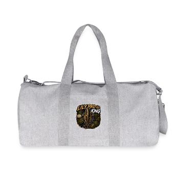 Rosenblatt-Karpfenfang-Design - Recycelte Canvas-Sporttasche von Stanley/Stella - Grau meliert - Vorne