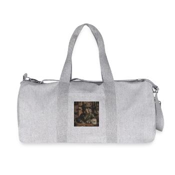 Herr Oberförster - Drahthaar allemand - Sac de sport en toile recyclée Stanley/Stella - gris chiné - Devant