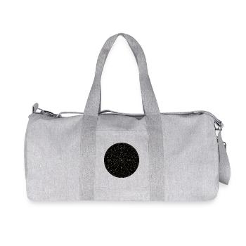 Minimalistik Minimalism Theme Motiv Microprints - Recycled Canvas Sports Bag by Stanley/Stella - heather grey - Front