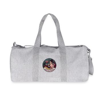 Dark Romance: Reading & Roses - Recycled Canvas Sports Bag by Stanley/Stella - heather grey - Front