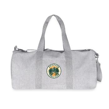 Brocken Trail Club | Resin Vintage Badge - Recycled Canvas Sports Bag by Stanley/Stella - heather grey - Front