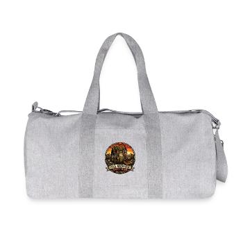 Full Backpack, Empty Mind, Hiking Shirt and gift - Recycled Canvas Sports Bag by Stanley/Stella - heather grey - Front