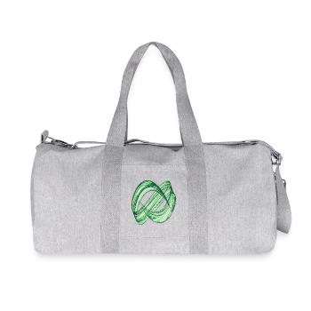  Smaragdfluss – Mathe Kunst - Recycelte Canvas-Sporttasche von Stanley/Stella - Grau meliert - Vorne