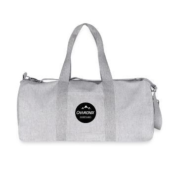 CHAMONIX - Sac de sport en toile recyclée Stanley/Stella - gris chiné - Devant