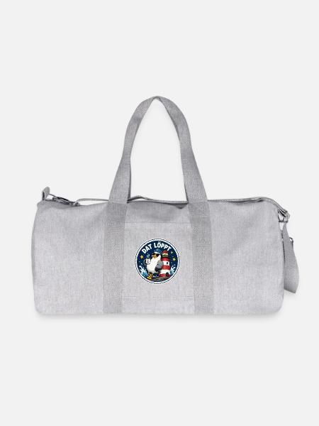 Möwe am Leuchtturm Kaffeezeit - Recycelte Canvas-Sporttasche von Stanley/Stella - Grau meliert