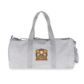 Bread pusher Baecker coat of arms - Recycled Canvas Sports Bag by Stanley/Stella - heather grey - Front