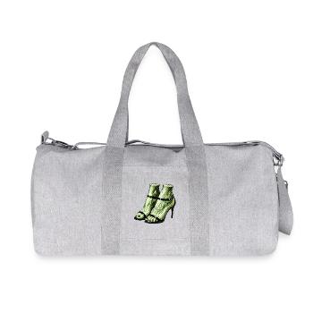 UMWERFEND WUNDERSCHÖN - Recycelte Canvas-Sporttasche von Stanley/Stella - Grau meliert - Vorne